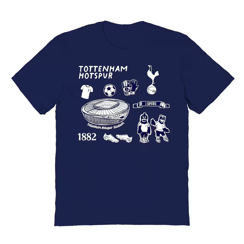 Tottenham Hotspur Vive La Fete Youth Impressions Icons T-Shirt